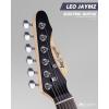 imageLeo Jaymz 39quot Full Size ST Style Electric Guitar Starter Kit with SSH Pickup 5W Portable Amp Tuner Gig Bag Strap ampamp Accessories Red FlameBlack Flame 5W