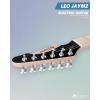 imageLeo Jaymz 39quot Full Size ST Style Electric Guitar Starter Kit with SSH Pickup 5W Portable Amp Tuner Gig Bag Strap ampamp Accessories Red FlameBlue Black 5W