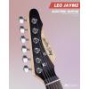 imageLeo Jaymz 39quot Full Size ST Style Electric Guitar Starter Kit with SSH Pickup 5W Portable Amp Tuner Gig Bag Strap ampamp Accessories Red FlameRed Flame 5W