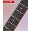 imageLeo Jaymz 39quot Full Size ST Style Electric Guitar Starter Kit with SSH Pickup 5W Portable Amp Tuner Gig Bag Strap ampamp Accessories Red FlameRed Ocean 5W