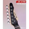 imageLeo Jaymz 39quot Full Size ST Style Electric Guitar Starter Kit with SSH Pickup 5W Portable Amp Tuner Gig Bag Strap ampamp Accessories Red FlameRed Ocean 5W