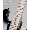 imageLeo Jaymz 39quot Full Size ST Style Electric Guitar Starter Kit with SSH Pickup 5W Portable Amp Tuner Gig Bag Strap ampamp Accessories Red FlameSilver Black 5W