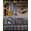 imageLeo Jaymz 39quot Full Size ST Style Electric Guitar Starter Kit with SSH Pickup 5W Portable Amp Tuner Gig Bag Strap ampamp Accessories Red FlameVinatage Sunburst