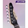 imageLeo Jaymz 39quot Full Size ST Style Electric Guitar Starter Kit with SSH Pickup 5W Portable Amp Tuner Gig Bag Strap ampamp Accessories Red FlameViolet Flame 5W