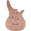 imageLeo Jaymz DIY Electric Bass Guitar Kits Roasted Ash BodyRoasted Maple Neck and Laurel Wood Fingerboard  Fully Components Included IB 4StringsLB