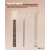 imageLeo Jaymz DIY Electric Guitar Kits with Mahogany Body and Maple Neck  Ebony Fingerboard and All Components Included PSBC