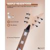 imageLeo Jaymz DIY Electric Guitar Kits with Mahogany Body and Maple Neck  Ebony Fingerboard and All Components Included PSMLX