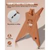 imageLeo Jaymz DIY Electric Guitar Kits with Mahogany Body and Maple Neck  Ebony Fingerboard and All Components Included PSMLX