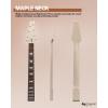 imageLeo Jaymz DIY Electric Guitar Kits with Mahogany Body and Maple Neck  Ebony Fingerboard and All Components Included PSPS