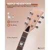 imageLeo Jaymz DIY Electric Guitar Kits with Mahogany Body and Maple Neck  Ebony Fingerboard and All Components Included PSSC