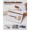imageLeo Jaymz DIY Electric Guitar Kits with Mahogany Body and Maple Neck  Ebony Fingerboard and All Components Included PSTL