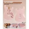 imageLeo Jaymz DIY ST Style Electric Guitar KitsSpraypainted Mahogany BodyLaurel Wood Fingerboard and Maple Neck including all Components ST BlackSTLight Pink