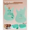 imageLeo Jaymz DIY ST Style Electric Guitar KitsSpraypainted Mahogany BodyLaurel Wood Fingerboard and Maple Neck including all Components ST BlackSTSurf Green