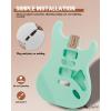 imageLeo Jaymz DIY ST Style Electric Guitar KitsSpraypainted Mahogany BodyLaurel Wood Fingerboard and Maple Neck including all Components STLight PinkSTSurf Green