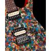 imageLeo Jaymz Electric Guitar Monsoon Deluxe Series Reverse Headstock Mahogany Body Roasted Maple Neck Rosewood Fretboard CaseAbstract DeluxeAbstract Deluxe