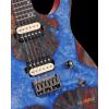 imageLeo Jaymz Electric Guitar Monsoon Deluxe Series Reverse Headstock Mahogany Body Roasted Maple Neck Rosewood Fretboard CaseAbstract DeluxeBlue