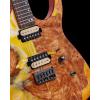 imageLeo Jaymz Electric Guitar Monsoon Deluxe Series Reverse Headstock Mahogany Body Roasted Maple Neck Rosewood Fretboard CaseAbstract DeluxeYellow Deluxe