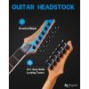 imageLeo Jaymz Electric Guitar Monsoon SeriesReverse HeadstockMahogany BodyRoasted Maple NeckRosewood FretboardLocking TunersRounded End FretsAlnicoV PickupsFixed Bridge Blue BurlBlue Flame