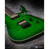 imageLeo Jaymz Electric Guitar Monsoon SeriesReverse HeadstockMahogany BodyRoasted Maple NeckRosewood FretboardLocking TunersRounded End FretsAlnicoV PickupsFixed Bridge Blue BurlGreen Ocean