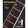 imageLeo Jaymz Electric Guitar Monsoon SeriesReverse HeadstockMahogany BodyRoasted Maple NeckRosewood FretboardLocking TunersRounded End FretsAlnicoV PickupsFixed Bridge Blue BurlMatte Black