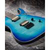 imageLeo Jaymz Electric Guitar Monsoon SeriesReverse HeadstockMahogany BodyRoasted Maple NeckRosewood FretboardLocking TunersRounded End FretsAlnicoV PickupsFixed Bridge Blue BurlBlue Flame