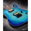 imageLeo Jaymz Electric Guitar Monsoon SeriesReverse HeadstockMahogany BodyRoasted Maple NeckRosewood FretboardLocking TunersRounded End FretsAlnicoV PickupsFixed Bridge Blue BurlBlue Ocean
