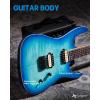 imageLeo Jaymz Electric Guitar Monsoon SeriesReverse HeadstockMahogany BodyRoasted Maple NeckRosewood FretboardLocking TunersRounded End FretsAlnicoV PickupsFixed Bridge Blue BurlBlue Flame