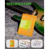 imageLeo Jaymz Electric Guitar Monsoon SeriesReverse HeadstockMahogany BodyRoasted Maple NeckRosewood FretboardLocking TunersRounded End FretsAlnicoV PickupsFixed Bridge Blue BurlGreen Burl