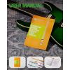 imageLeo Jaymz Electric Guitar Monsoon SeriesReverse HeadstockMahogany BodyRoasted Maple NeckRosewood FretboardLocking TunersRounded End FretsAlnicoV PickupsFixed Bridge Blue BurlGreen Flame
