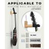 imageLeo Jaymz Guitar Wall Mount  Solid Wood Wall Hook Holder Stand with Screws for Acoustic Electric Banjo Bass Mandolin