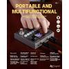 imageLeo Jaymz Portable MultiEffects GuitarBass Amplifier Modeler Effects Processor with 6 Effects Modules 80 Editable Presets ampamp Rechargeable Battery