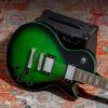 imageLeo Jaymz SC Series Electric Guitar  Mahogany Body Laurel Fingerboard Dual Humbuckers Stainless Steel Frets TuneOMatic Bridge C Neck 181 Tuners SkullBlack Green