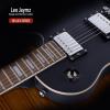 imageLeo Jaymz SC Series Electric Guitar  Mahogany Body Laurel Fingerboard Dual Humbuckers Stainless Steel Frets TuneOMatic Bridge C Neck 181 Tuners SkullMatt Black
