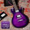 imageLeo Jaymz SC Series Electric Guitar  Mahogany Body Laurel Fingerboard Dual Humbuckers Stainless Steel Frets TuneOMatic Bridge C Neck 181 Tuners SkullViolet Flame