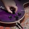 imageLeo Jaymz SC Series Electric Guitar  Mahogany Body Laurel Fingerboard Dual Humbuckers Stainless Steel Frets TuneOMatic Bridge C Neck 181 Tuners SkullViolet Flame