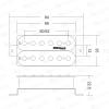 imageWilkinson M series WOHHB Humbucker Ceramic PickupsElectric Guitar Neck Bridge Pickups SetWOHHB