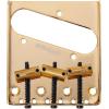 imageWilkinson WOT01 218 inch54mm Vintage Telecaster Guitar Bridge Brass 3Saddles Fixed Bridge for TL Style Electric Guitar WOT01 BlackWOT01 Gold