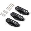 imageWilkinson M Series WOVS Ceramic Single Coil Pickups SSS Set for ST Stratocaster style electric guitarWOVS BlackWOVAS Black