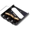 imageWilkinson WOT01 218 inch54mm Vintage Telecaster Guitar Bridge Brass 3Saddles Fixed Bridge for TL Style Electric Guitar WOT01 BlackWOT01 Black