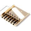 imageWilkinson WOT01 218 inch54mm Vintage Telecaster Guitar Bridge Brass 3Saddles Fixed Bridge for TL Style Electric Guitar WOT01 BlackWOT02 Gold