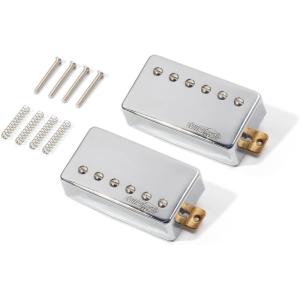 imageWilkinson Classic Alnico 5 Humbucker Pickups Neck Bridge Pickups Set for Les Paul SG Style Electric GuitarGenuine Wilkinson guitar PartsWOCHB