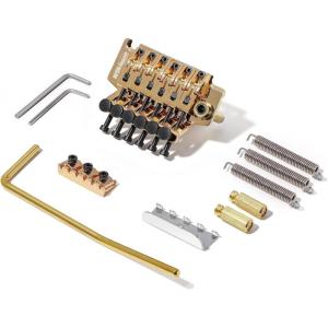 imageWilkinson WODL1 218 inch54mm Double Locking Tremolo System Guitar Bridge for 6 String FR Style Electric Guitar Parts WODL1 GD
