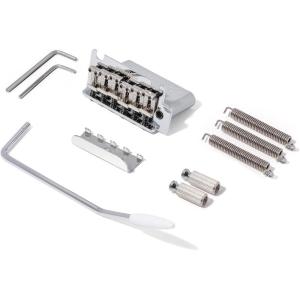 imageWilkinson WOV07 2116 inch 2Point ST Guitar Tremolo Bridge for American Standard Strat Electric Guitar WOV07 BlackWOV05 Chrome