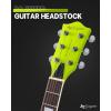 imageLeo Jaymz 39 Inch Solid Body Electric Guitar  Poplar Wood BodyMaple Neck and Laurel Wood Fretboard BlackFluorescent Green