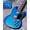 imageLeo Jaymz 39 Inch Solid Body Electric Guitar  Poplar Wood BodyMaple Neck and Laurel Wood Fretboard BlackNavy Blue