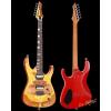 imageLeo Jaymz Electric Guitar Hurricane Deluxe Series Mahogany Body Roasted Maple Neck Rosewood Fretboard Locking Tuners Rounded Frets Case andYellow Natural DeluxeYellow Natural Deluxe