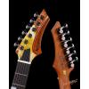 imageLeo Jaymz Electric Guitar Hurricane Deluxe Series Mahogany Body Roasted Maple Neck Rosewood Fretboard Locking Tuners Rounded Frets Case andYellow Natural DeluxeYellow Natural Deluxe