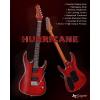 imageLeo Jaymz Hurricane Series Electric Guitar Double Cut Arched Top Mahogany Body Reverse Headstock Roasted Maple Neck Rosewood FretboardAlnico V PickupsLocking TunersTremolo BridgeRedRed
