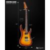 imageLeo Jaymz Hurricane Series Electric GuitarDouble Cut Arched Top Mahogany BodyReverse HeadstockRoasted Maple NeckRosewood FretboardAlnico V PickupsLocking TunersTremolo Bridge Blue PurpleSunburst