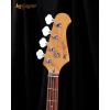 imageLeo Jaymz JB400 4 String 34quot Scale Electric J Bass Guitar Mahogany Body and Ash Veener Rosewood Fingerboard Roasted Maple Neck J Bass Pickup Classic Design for Beginners JB Cherry Sunburst
